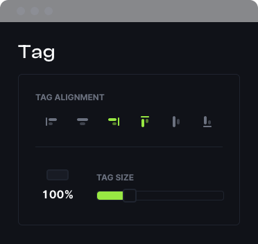 Tag menu